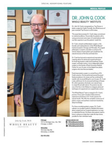 Dr. John Q. Cook in Chicago Magazine